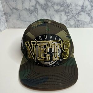 9fifty Brooklyn Nets Camo print SnapBack Gently used hat